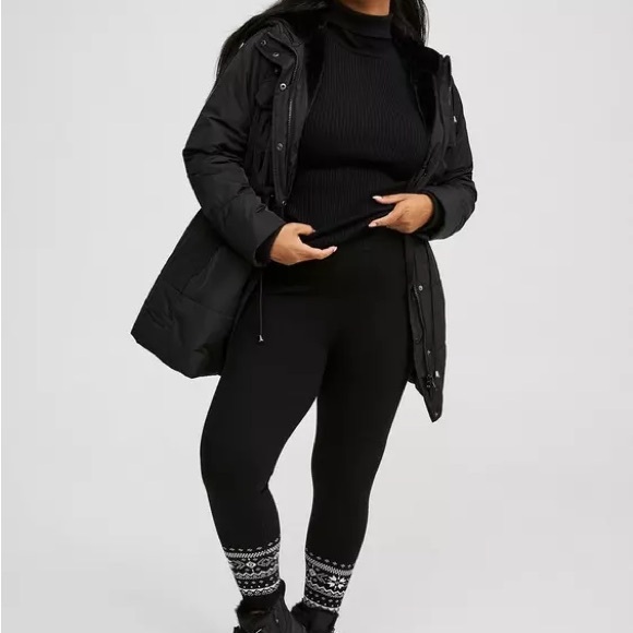 torrid Pants - Torrid Black Knit Sweater Leggings